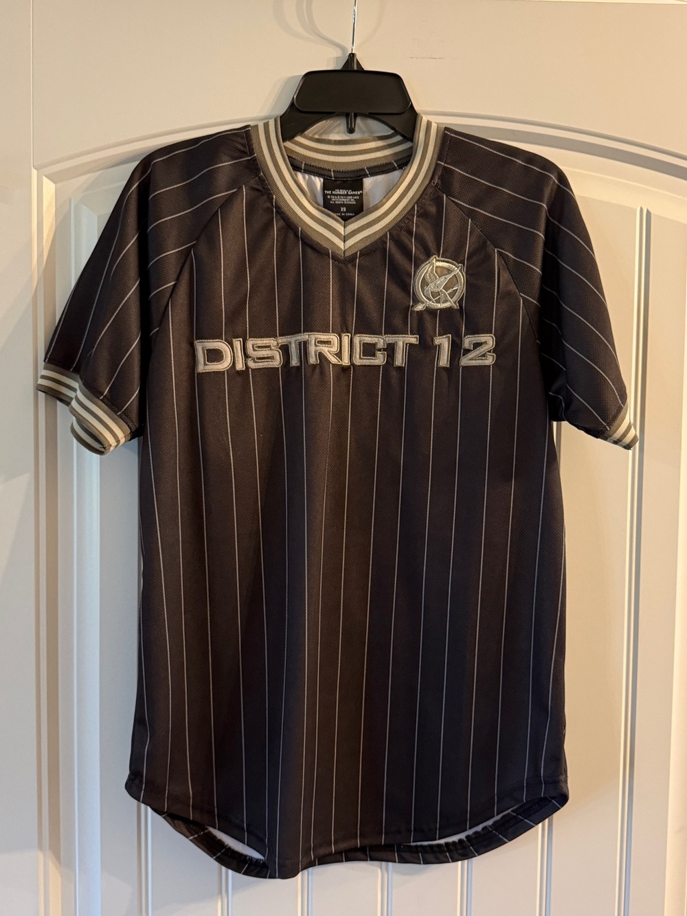 The Hunger Games District 12 Unisex Short Sleeve Jersey Shirt Everdeen